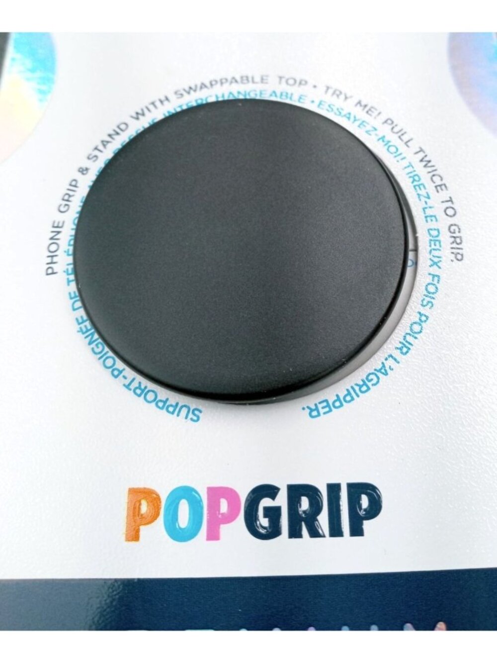Popsockets Premium Aluminum Black Phone Grip Metal Holder PopGrip Swap 800857 - Picture 2 of 4